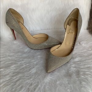 Christian Louboutin “Iriza” Glitter Pumps